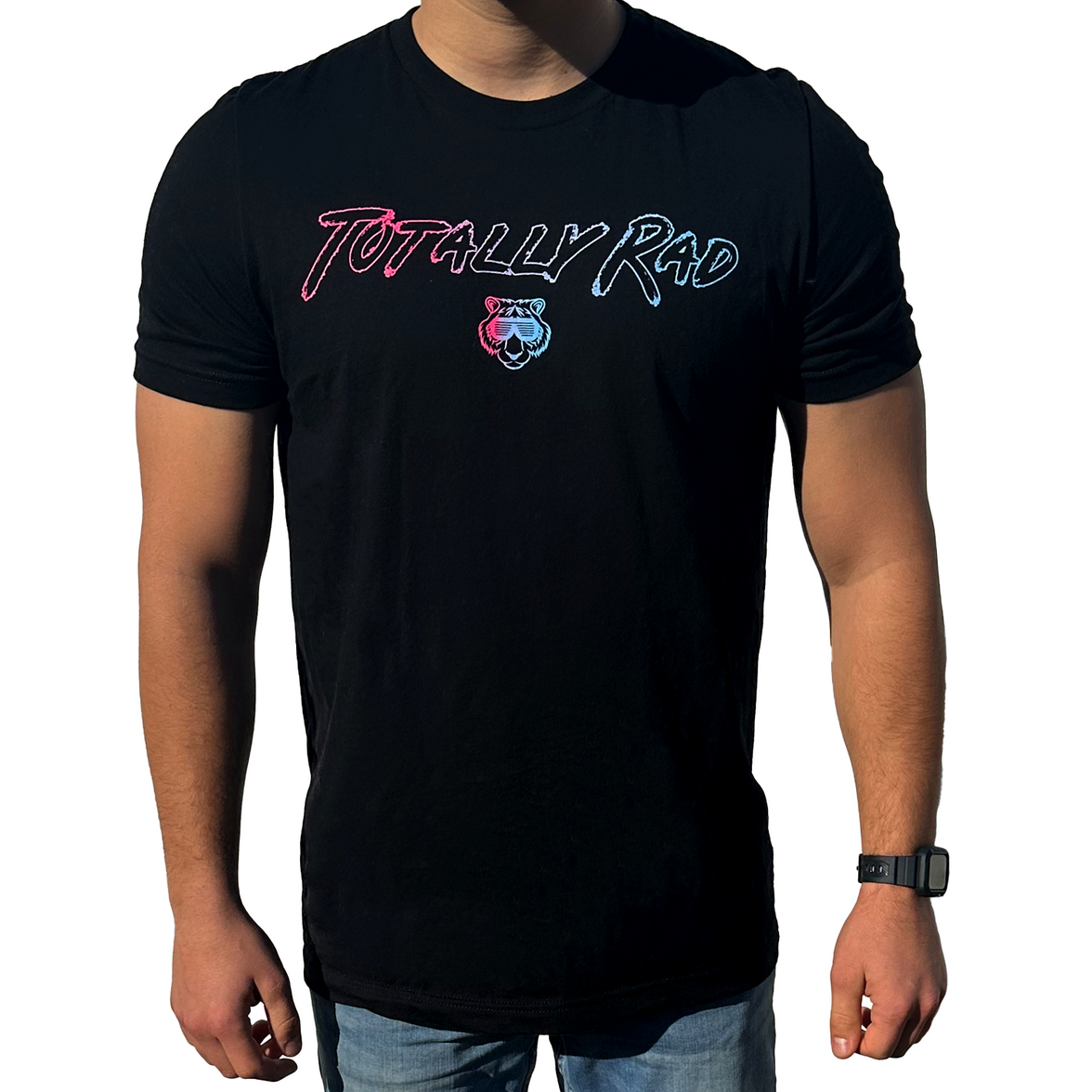 Gradient Fitted Athletic Tee